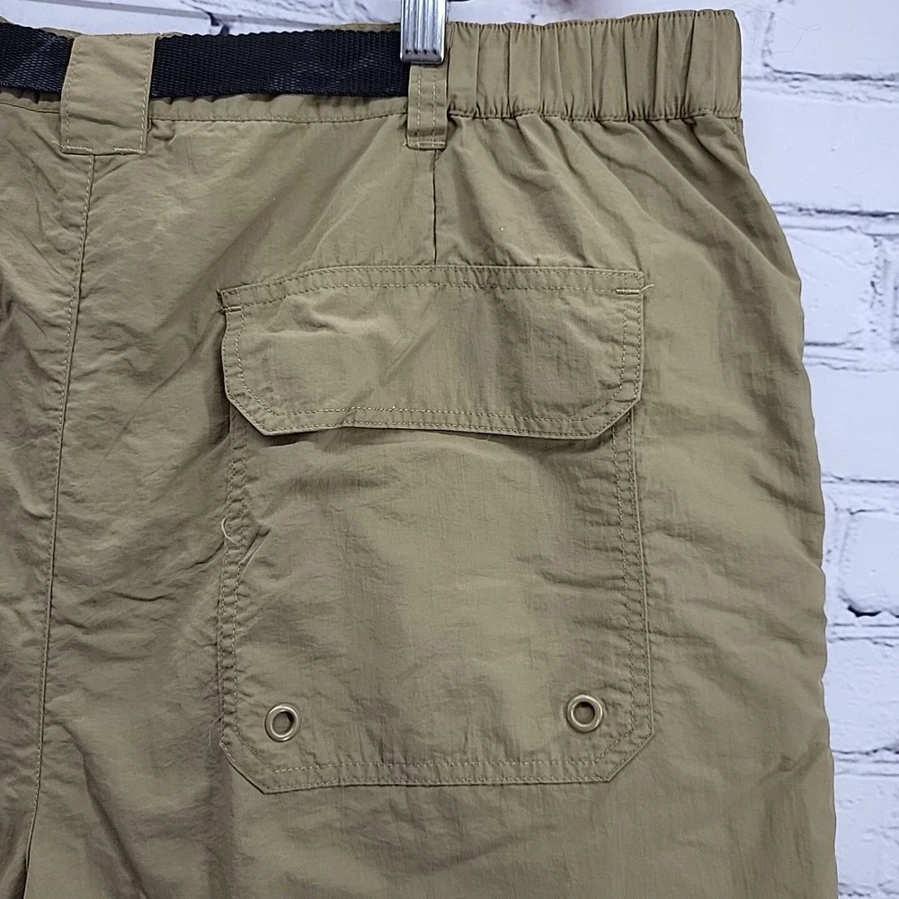 Marino Bay Shorts Mens Sz XL‎ Nylon Outdoors Khaki Weatherproof